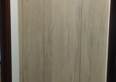 Vestidor aprovechando pasillo